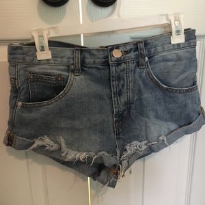 By the way denim shorts (revolve) size 26